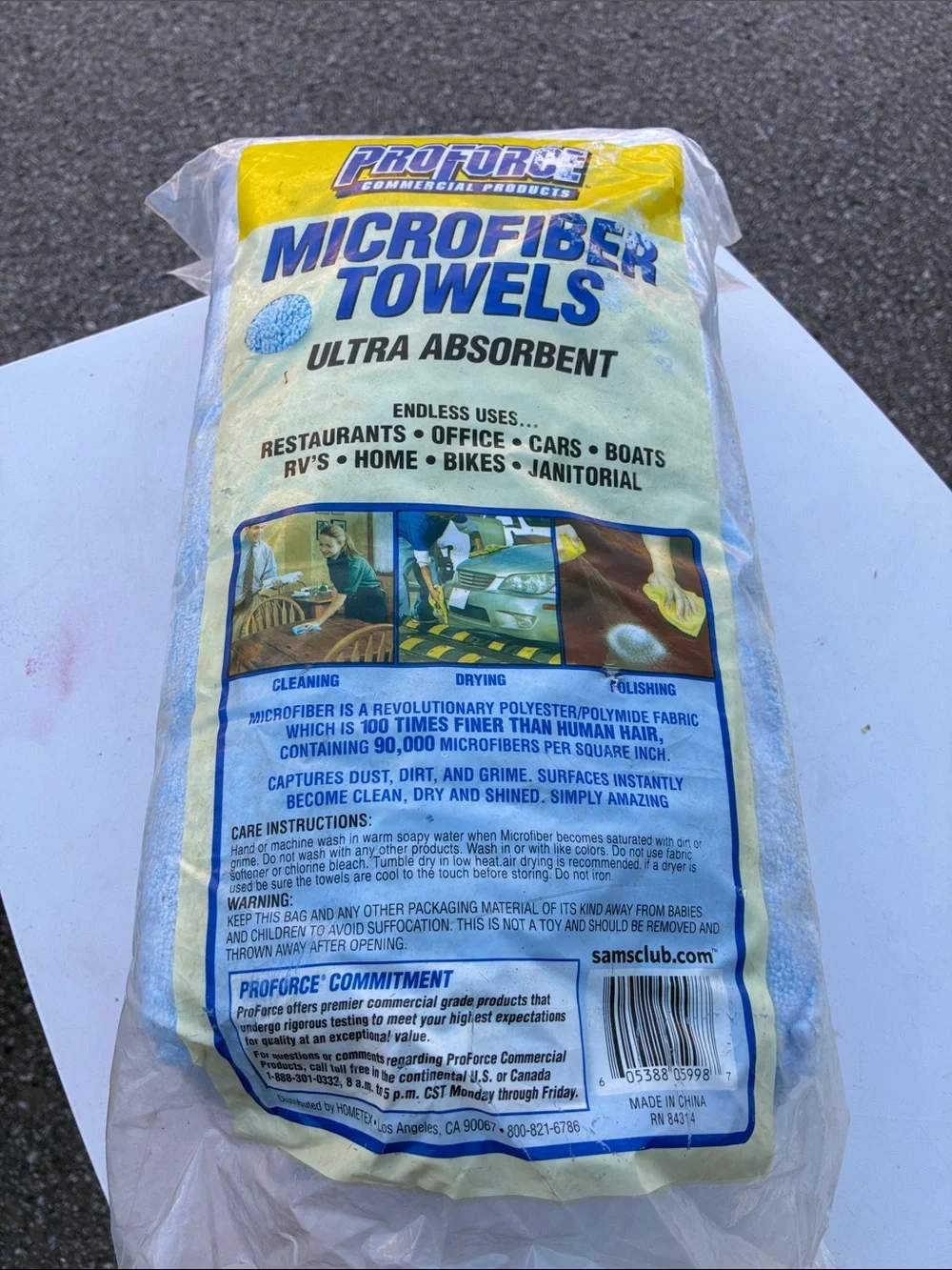 Microfiber Towels - Ultra Absorbent blue